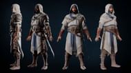 Basim's default clothes in AC Mirage (Image via Ubisoft)